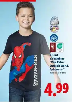 Lidl T-Shirt da bambino offerta