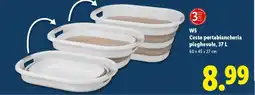 Lidl W5 Cesto portabiancheria pieghevole, 37 L offerta