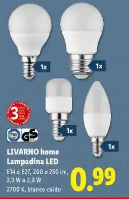 Lidl LIVARNO home Lampadina LED offerta