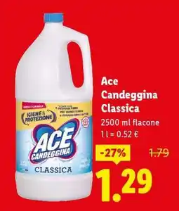 Lidl Ace Candeggina Classica offerta