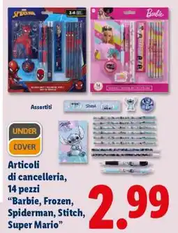 Lidl Articoli di cancelleria, 14 pezzi offerta