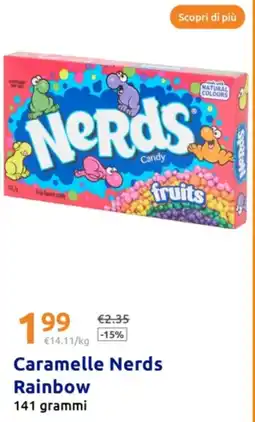 Action Caramelle Nerds Rainbow offerta
