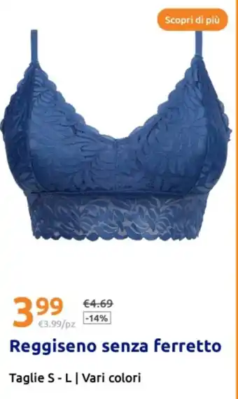 Action Reggiseno senza ferretto offerta