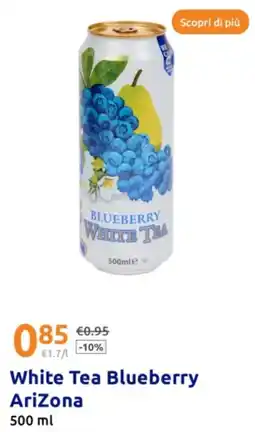 Action White Tea Blueberry AriZona offerta