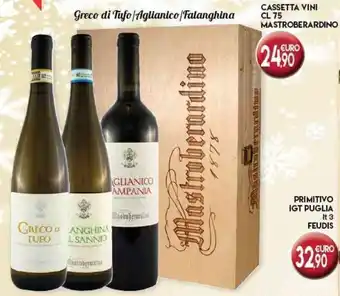 Marketpiù Cassetta Vini 75cl Mastroberardino offerta