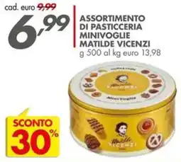 Italmark assortimento di pasticceria minivoglie MATILDE VICENZI offerta
