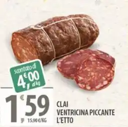 Sisa Clai ventricina piccante offerta