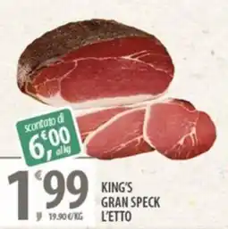 Sisa King's gran speck offerta