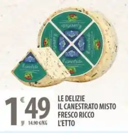 Sisa Le delizie il canestrato misto fresco ricco offerta
