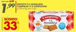 Italmark Biscotti è il novellino CAMPIELLO confezioni offerta
