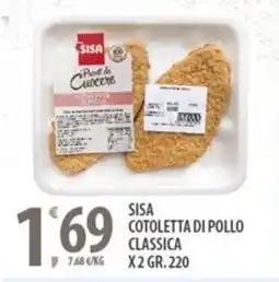 Sisa Sisa cotoletta di pollo classica offerta