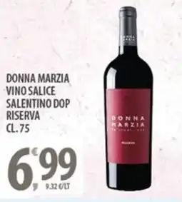 Sisa Donna marzia vino salice salentino dop riserva offerta