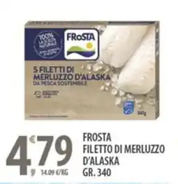 Sisa Frosta filetto di merluzzo d'alaska offerta