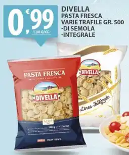 Sisa Divella pasta fresca varie trafile offerta