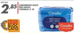 Italmark Assorbenti maxi per adulti CONSILIA x 10 offerta