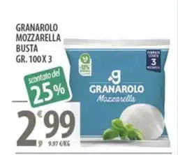 Sisa Granarolo mozzarella busta offerta