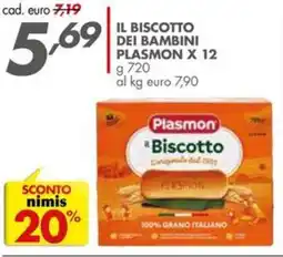 Italmark Il biscotto dei bambini PLASMON offerta