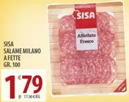 Sisa Sisa salame milano afette offerta