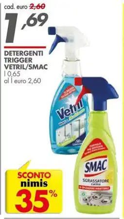 Italmark Detergenti trigger VETRIL / SMAC offerta