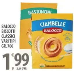 Sisa Balocco biscotti classici vari tipi offerta
