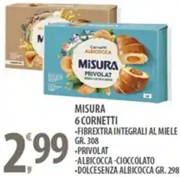 Sisa Misura 6 cornetti offerta