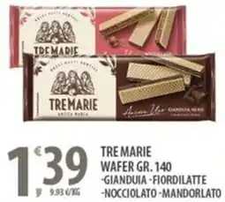 Sisa Tre marie wafer offerta