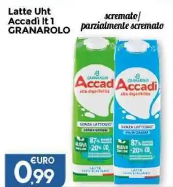 Marketpiù Granarolo Latte Uht Accadì 1lt offerta