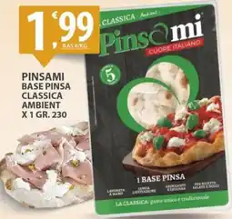 Sisa Pinsami base pinsa classica ambient offerta