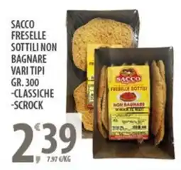 Sisa Sacco freselle sottili non bagnare vari tipi offerta