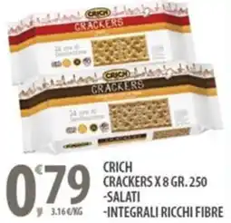 Sisa Crich crackers offerta