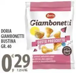 Sisa Doria giambonetti bustina offerta