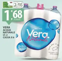 Sisa Vera acqua naturale offerta