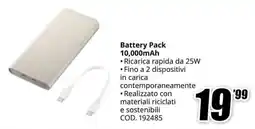 MediaWorld SAMSUNG Battery Pack 10,000mAh offerta