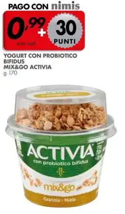 Italmark Yogurt con probiotico bifidus mix&go ACTIVIA offerta