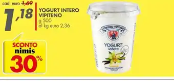 Italmark Yogurt intero vipiteno offerta