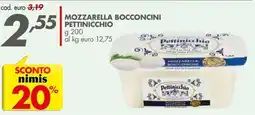 Italmark Mozzarella bocconcini PETTINICCHIO offerta