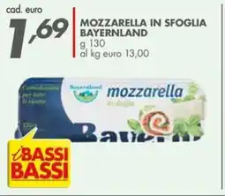 Italmark Mozzarella in sfoglia BAYERNLAND offerta