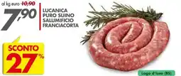 Italmark Lucanica puro suino salumificio franciacorta offerta