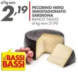 Italmark Pecorino nero semistagionato sardegna banco taglio offerta