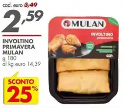 Italmark Involtino primavera MULAN offerta