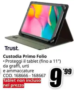 MediaWorld Trust. Custodia Primo Folio offerta