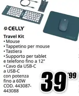 MediaWorld CELLY Travel Kit offerta