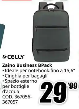 MediaWorld CELLY Zaino Business BPack offerta
