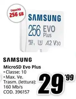 MediaWorld SAMSUNG MicroSD Evo Plus offerta