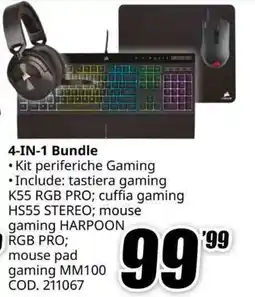 MediaWorld 4-IN-1 Bundle CORSAIR offerta