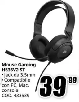 MediaWorld CORSAIR Mouse Gaming HS35V2 ST offerta