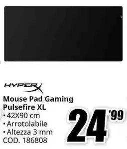 MediaWorld HYPER Mouse Pad Gaming Pulsefire XL offerta