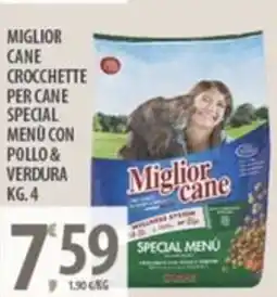 Sisa Miglior cane crocchette per cane special menú con pollo & verdura offerta