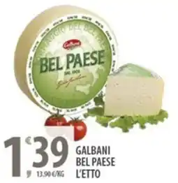 Sisa Galbani bel paese l'etto offerta