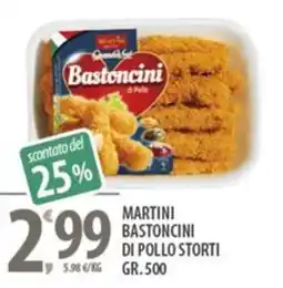 Sisa Martini bastoncini di pollo storti offerta